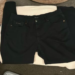 Men’s Fried Denim Black Jeans 36”x32”